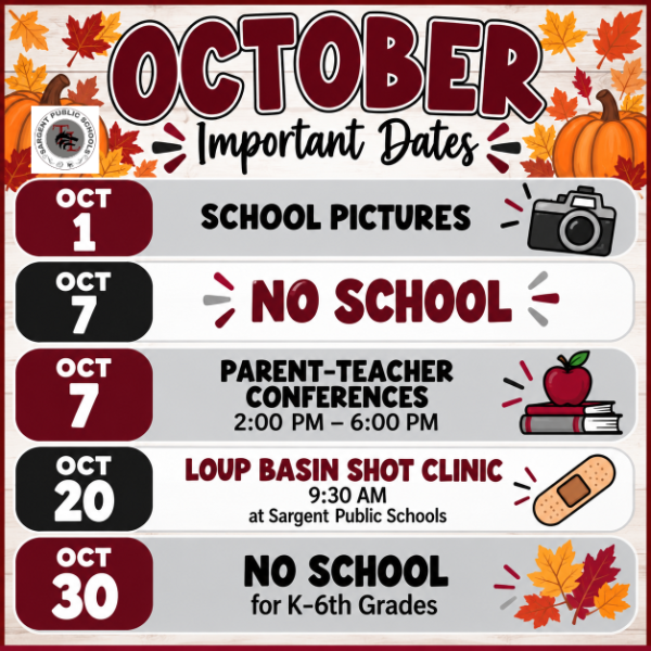 OCt imprtnant dates